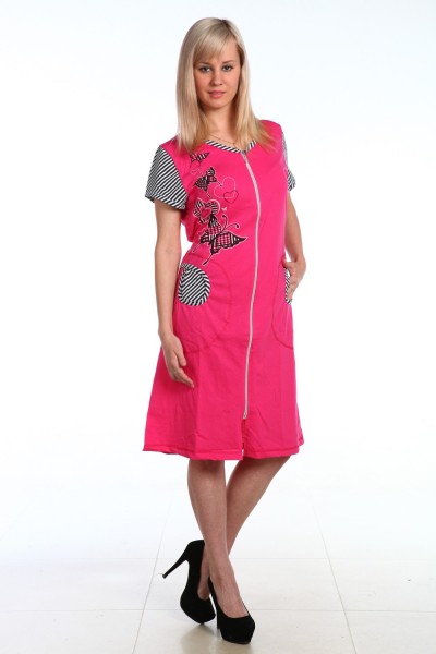 Халат кулирка на молнии ИРИНА