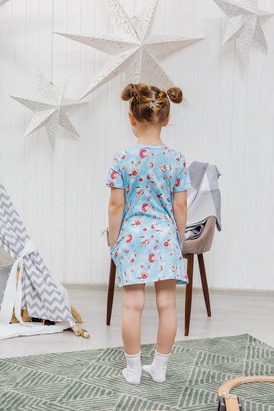 Халат детский кулирка "Божья коровка" Х-401