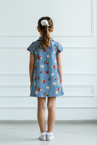 Халат детский кулирка "Ягодка " Х-424