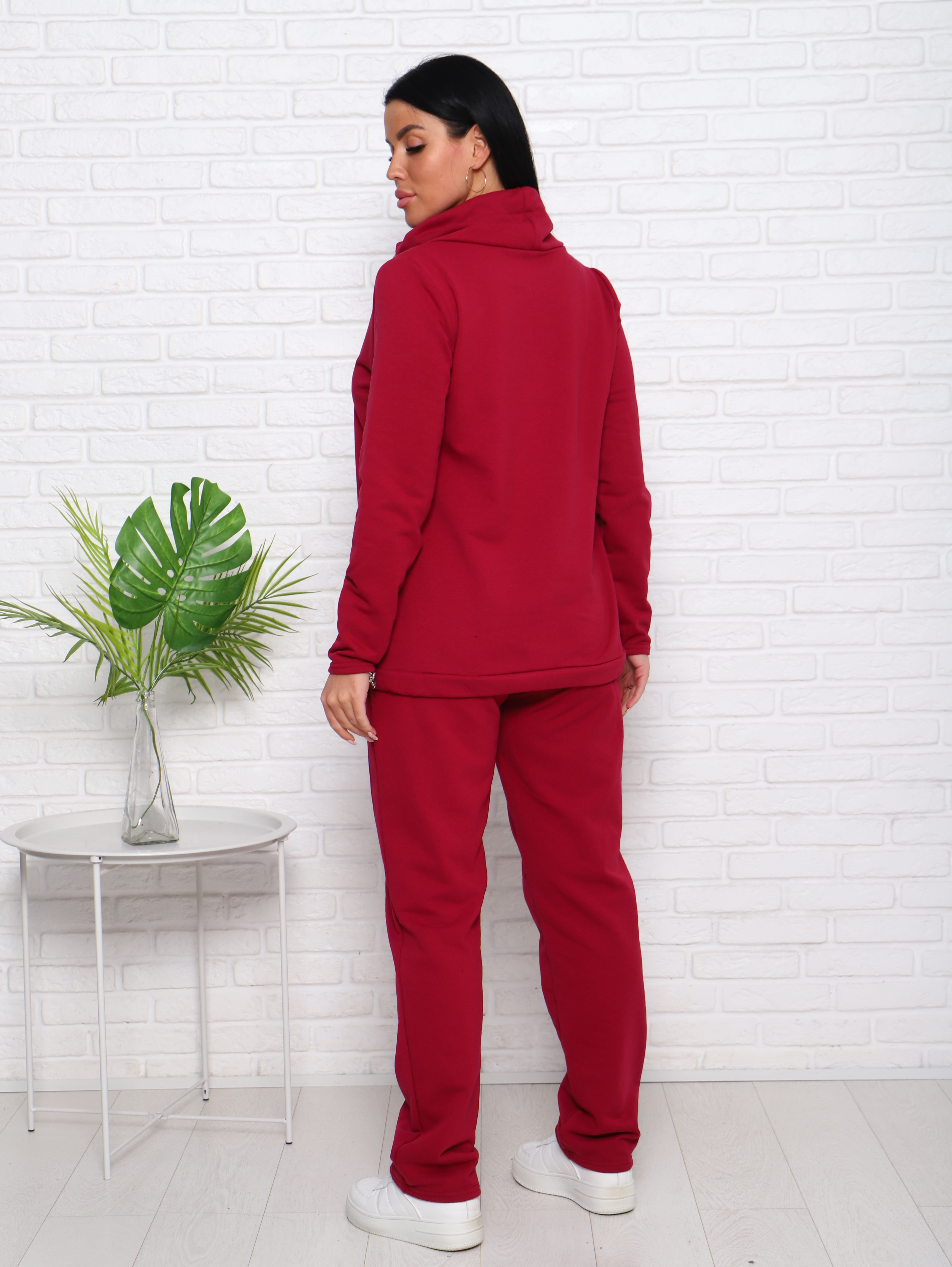 Костюм футер 3-х нитка петля К-625 малина