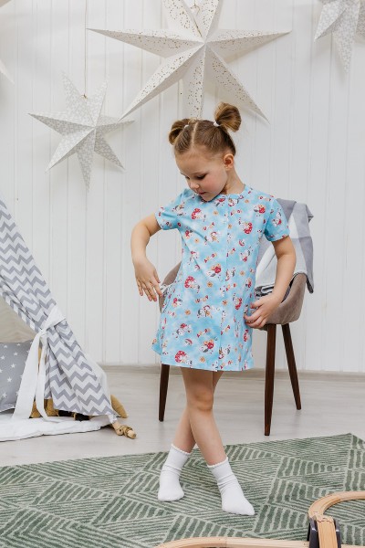 Халат детский кулирка "Божья коровка" Х-401