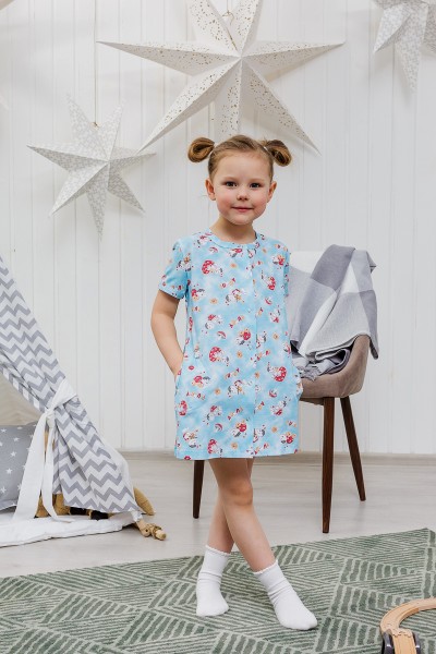 Халат детский кулирка "Божья коровка" Х-401