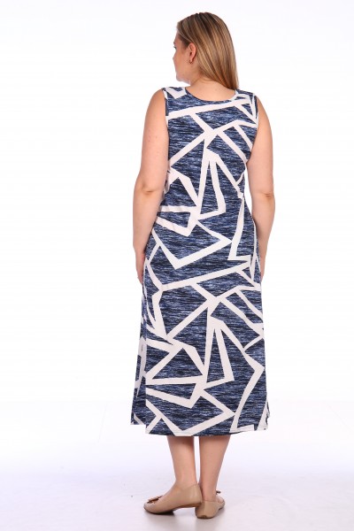 Сарафан кулирка "МЭРИ" С-370-абстракция